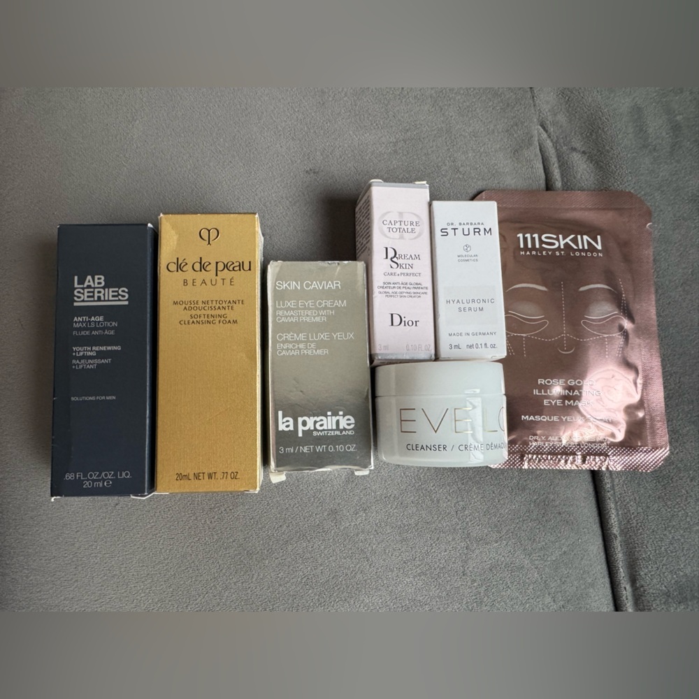 111SKIN Rose Gold Eye Mask and bundle of skincare